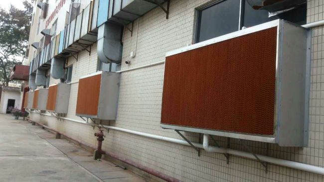 深圳龍崗水簾，濕簾風(fēng)機(jī)廠房車間降溫安裝-福泰
